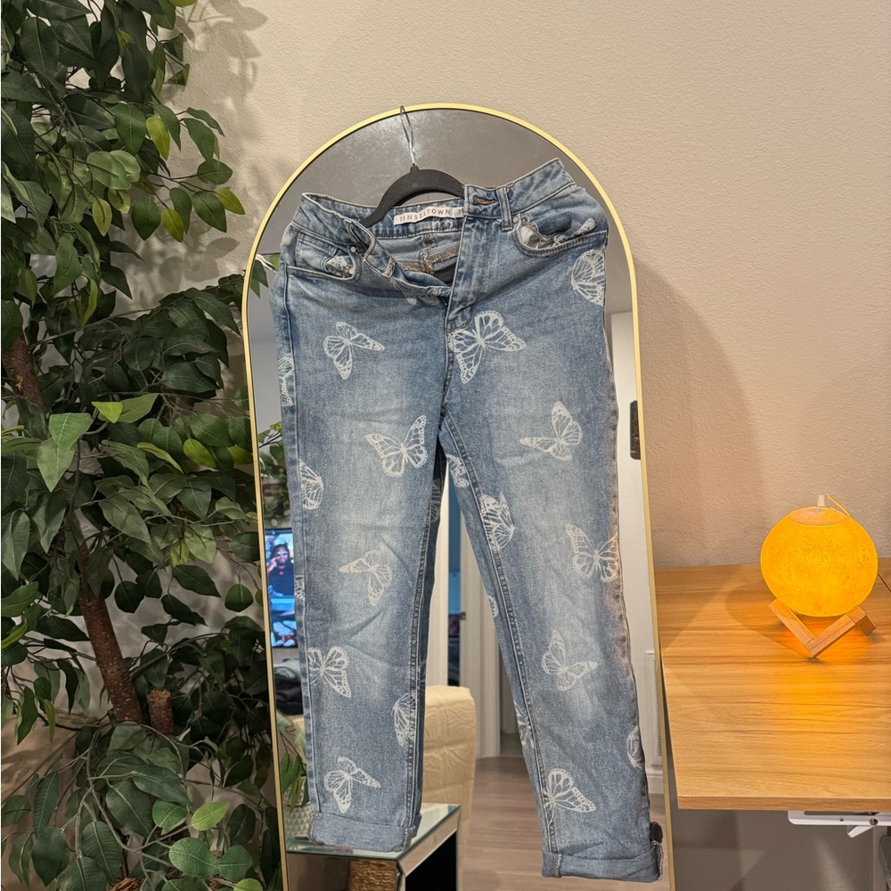 Tinseltown Butterflies blue jean size 3